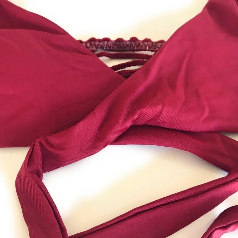 Frankie’s Bikinis Malia Wrap‎ Bikini Top